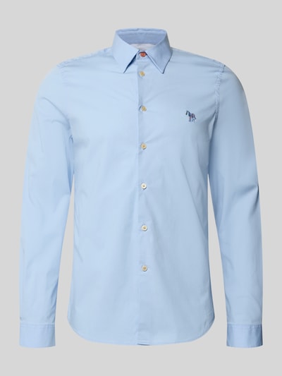 PAUL SMITH Tailored Fit Freizeithemd mit Kentkragen Hellblau 2