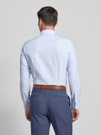 Tommy Hilfiger Tailored Business-Hemd mit Button-Down-Kragen Modell 'Logan' Bleu 5