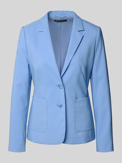 Betty Barclay Żakiet o kroju slim fit z kołnierzem z połami Błękitny 2