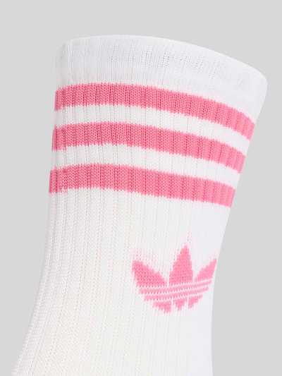 adidas Originals Skarpety z nadruk z logo Biały 2