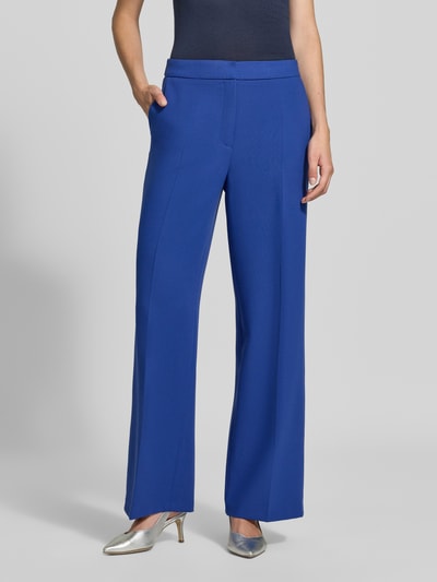 s.Oliver BLACK LABEL Weite Hose aus Viskose-Mix  Royal 4