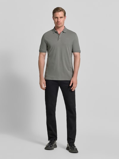 HUGO Regular Fit Poloshirt aus reiner Baumwolle Modell 'DONOS222' Anthrazit 1