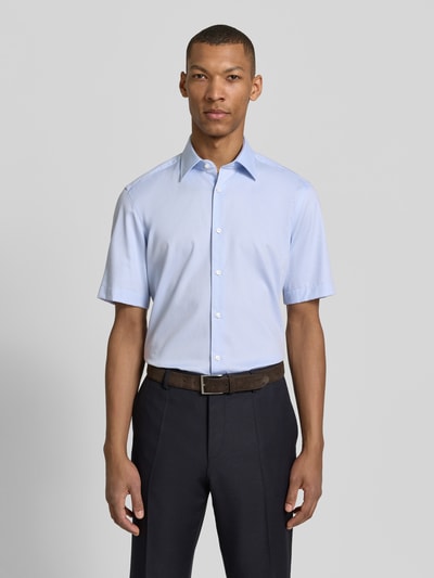 BOSS Regular Fit Businesshemd aus Baumwoll-Mix Modell 'H-JOE-K-SH-C1-262' Bleu 4