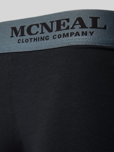 MCNEAL Boxershort met elastische logoband in een set van 3 stuks Zwart - 2
