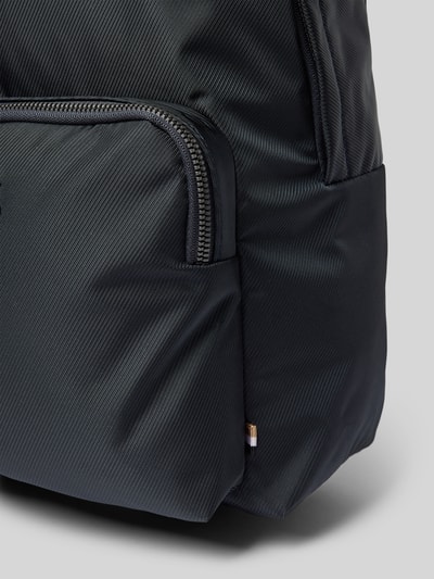 BOSS Rugzak met labelapplicatie, model 'Catch_3.0' Donkerblauw - 3