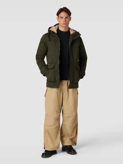 Jack & Jones Parka mit Pattentaschen Modell 'ECLIP' Oliv 1