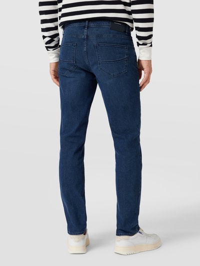 Brax Straight fit jeans met labeldetail, model 'CADIZ' Blauw - 5