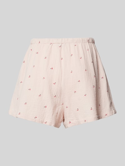 Jake*s Casual Relaxed Fit Pyjama-Shorts mit Tunnelzug Rosa 3