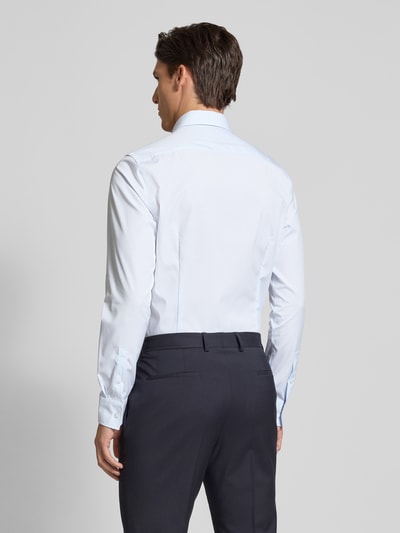 CK Calvin Klein Koszula biznesowa o kroju slim fit z kołnierzykiem typu kent Błękitny 5