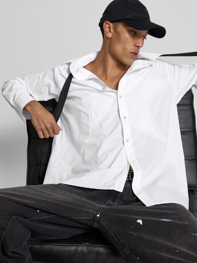 MM6 Maison Margiela Freizeithemd mit Knopfleiste Weiss 3