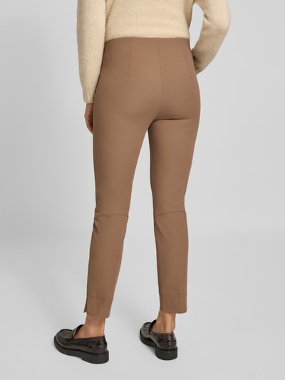 SEDUCTIVE Spodnie capri z elastycznym pasem model ‘SABRINA’ Camel 5