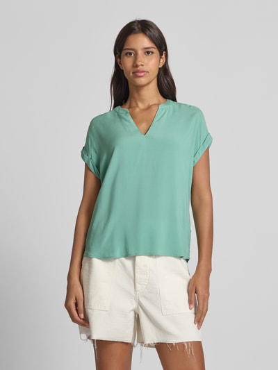 Tom Tailor Relaxed Fit Blusenshirt aus reiner Viskose Mint 4