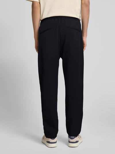Les Deux Tapered Fit Stoffhose mit Tunnelzug Modell 'Como' Marine 5