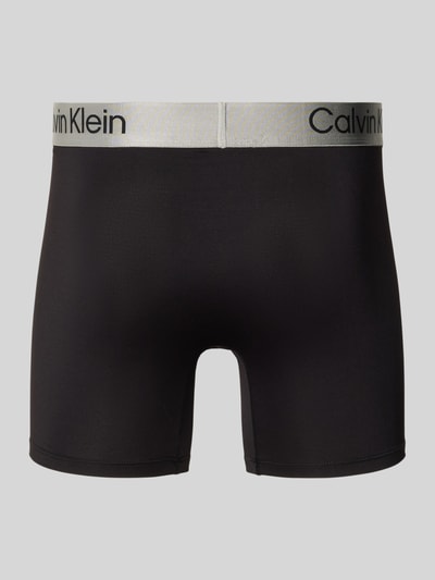 Calvin Klein Underwear Trunk mit elastischem Label-Bund im 3er-Pack Black 3