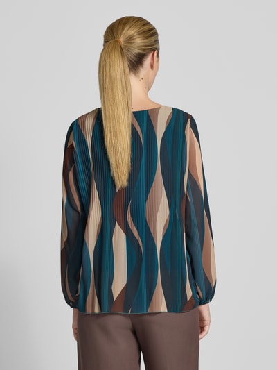 ZABAIONE Blusenshirt mit Rundhalsausschnitt Dunkelgruen 5