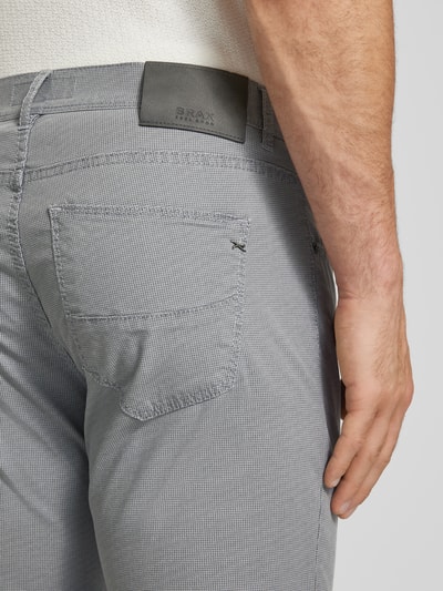 Brax Regular Fit Hose im 5-Pocket-Design Modell 'CADIZ' Silber 3