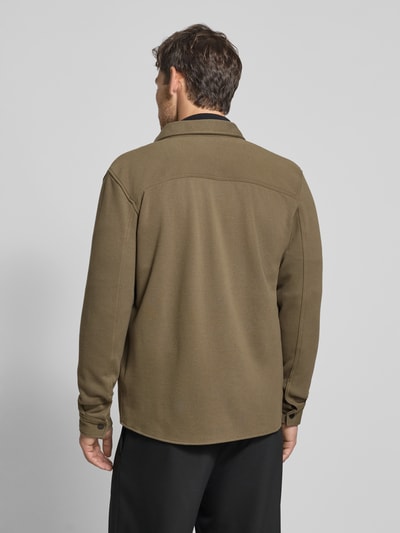 MCNEAL Overhemdjack met drukknoopsluiting Olijfgroen - 5