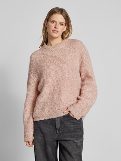 Gina Tricot Strickpullover mit gerippten Abschlüssen Rose 4