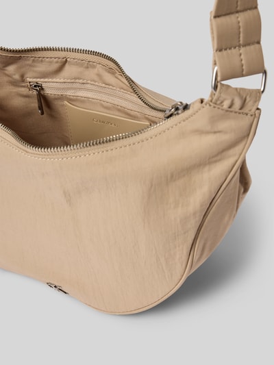 Calvin Klein Jeans Handtas met labelapplicatie, model 'LUNA' Beige - 5