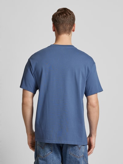 Levi's® T-Shirt mit Label-Stitching Dunkelblau 5