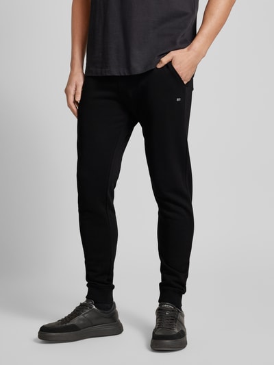 Christian Berg Men Regular Fit Sweatpants mit Eingrifftaschen Black 4