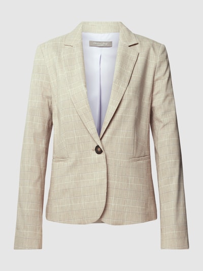 Christian Berg Woman Selection Blazer met pied-de-poule-motief Lichtgrijs - 2