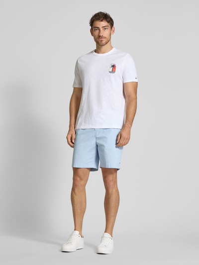 Tommy Hilfiger Szorty o kroju regular fit z mieszanki bawełny i elastanu Jasnoniebieski 1