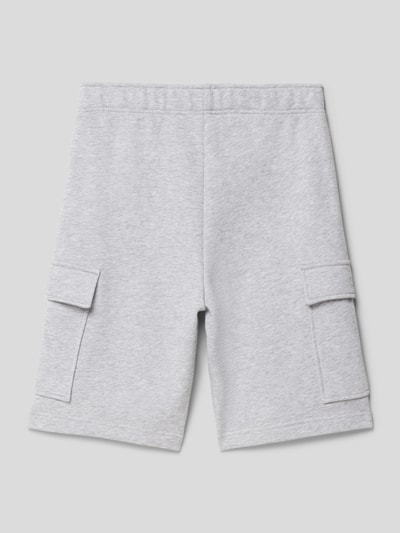 Lacoste Sweatshorts mit Cargotaschen Mittelgrau Melange 3