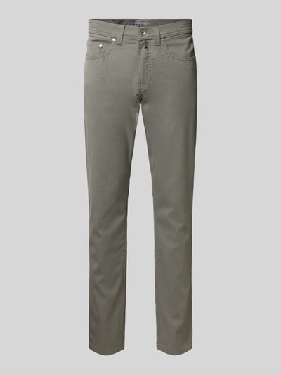 Pierre Cardin Tapered Fit Chino im 5-Pocket-Design Modell 'LYON' Taupe 1