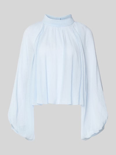 MAX&Co. Loose Fit Langarmbluse aus reiner Viskose Modell 'AFFETTO' Hellblau 2