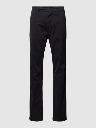 BOSS Orange Regular Fit Chino in unifarbenem Design Black 2