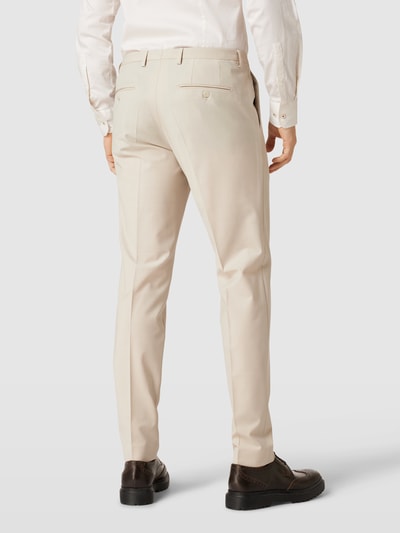 Cinque Slim fit pantalon met persplooien Zand - 5