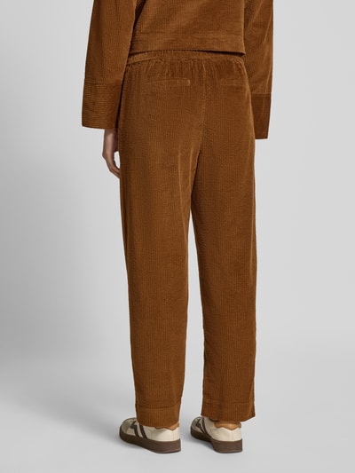 B.Young Spodnie sztruksowe z elastycznym pasem model ‘Dixian’ Camel 5