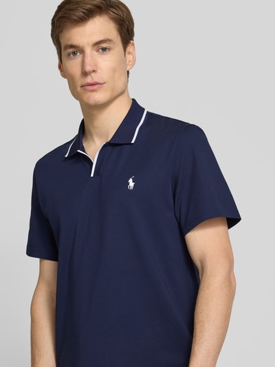 Polo Ralph Lauren Poloshirt mit Label-Stitching Marine 3