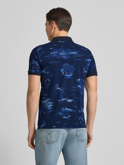 Polo Ralph Lauren Koszulka polo o kroju slim fit z czystej bawełny Ciemnoniebieski 5