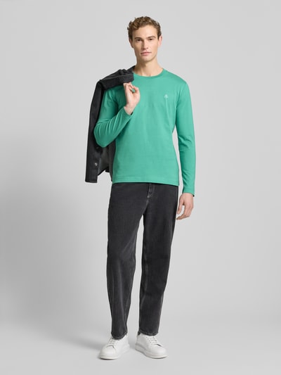 Marc O'Polo Shaped fit shirt met lange mouwen van puur katoen Groen - 1