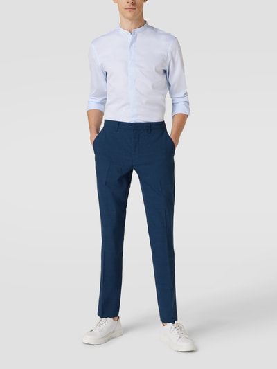 Tommy Hilfiger Tailored Hose in melierter Optik Modell 'DENTON MODERN' Blau 1