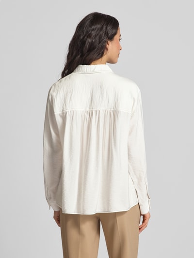 OPUS Regular fit blouse met doorknoopsluiting, model 'Famiga' Offwhite - 5