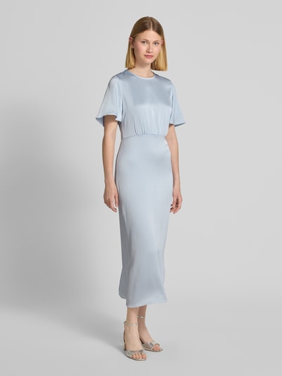 Samsøe Samsøe Maxikleid mit Rundhalsausschnitt Modell 'LUCINDY' Hellblau 1
