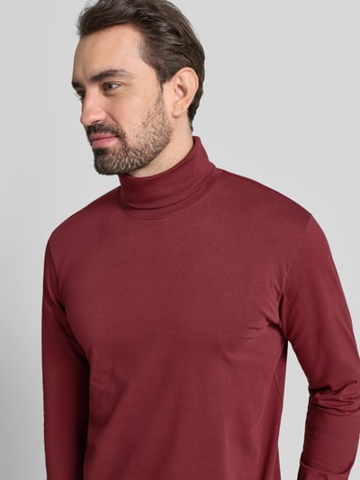 RAGMAN Shirt met lange mouwen en col Bordeaux - 3