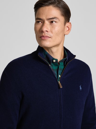 Polo Ralph Lauren Wollen jas met opstaande kraag Marineblauw - 3