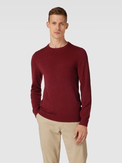 MCNEAL Gebreide pullover in gemêleerde look Kersenrood gemêleerd - 4