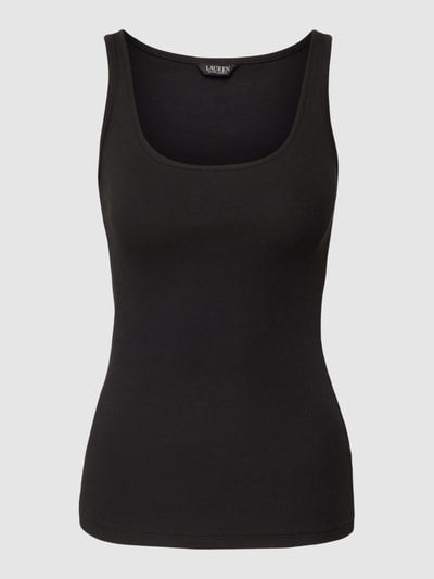 Lauren Ralph Lauren Tank Top in Ripp-Optik Modell 'KELLY' Black 2