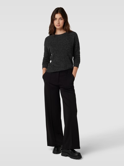 Vero Moda Strickpullover mit Rundhalsausschnitt Modell 'DOFFY' Black 1