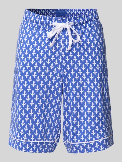 Christian Berg Woman Korte pyjamabroek met elastische band Blauw - 1