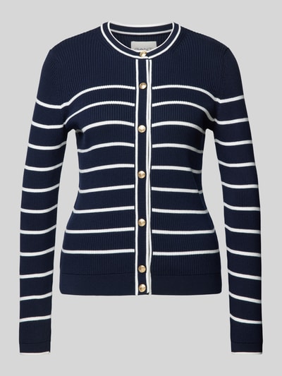 Gant Strickjacke mit Knopfleiste Marine 1