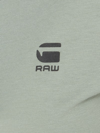 G-Star Raw Slim Fit T-Shirt mit Logo-Detail Modell 'Eyben' Oliv 4