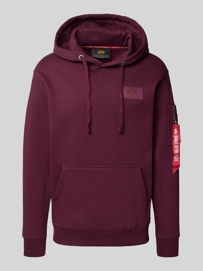 Alpha Industries Bluza z kapturem Bordowy 2