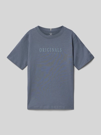 Jack & Jones T-Shirt mit Label-Print Modell 'FREDERIKSBERG' Graphit 1