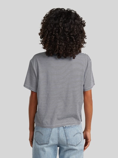 G-Star RAW Relaxed Fit T-Shirt aus reiner Baumwolle mit geknotetem Saum Petrol 5